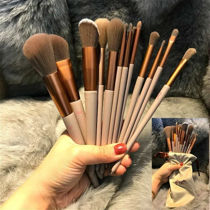 Makeup Brushes Set Eye Shadow Foundation Women Cosmetic Powder Blush Blending Beauty Make up Tool