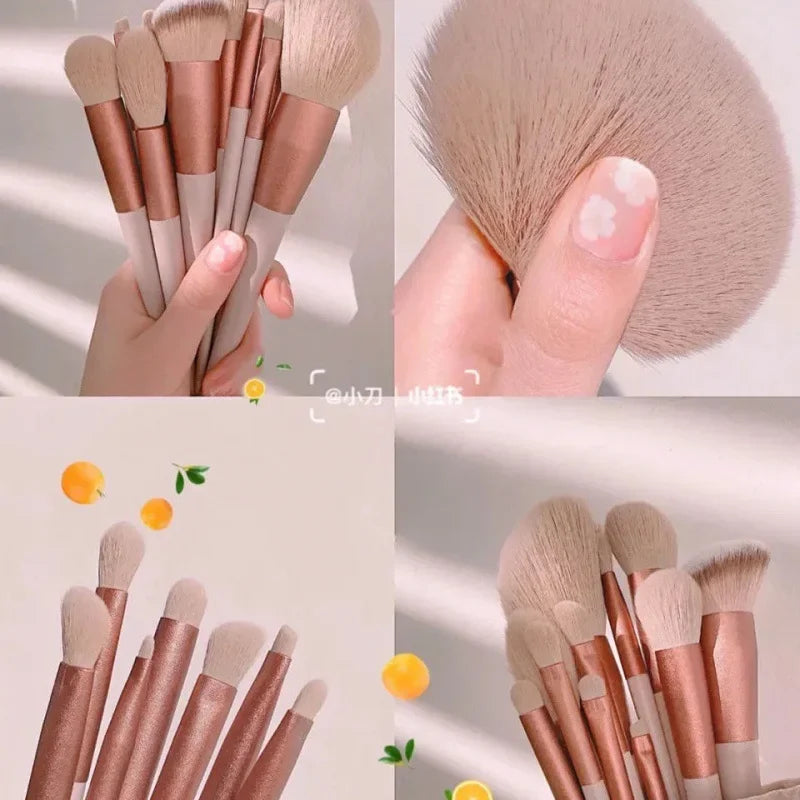 Makeup Brushes Set Eye Shadow Foundation Women Cosmetic Powder Blush Blending Beauty Make up Tool